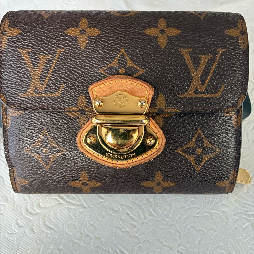 🇨🇵Louis Vuitton Brown and Gold Monogram Wallet